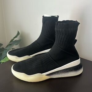 Stella McCartney Black High Top Sock Sneakers